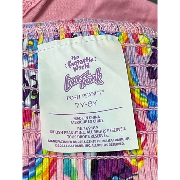 NWT Posh Peanut x Lisa Frank Panda Painter Tutu Dress – Girls 7/8 Rainbow Tulle - Picture 15 of 15